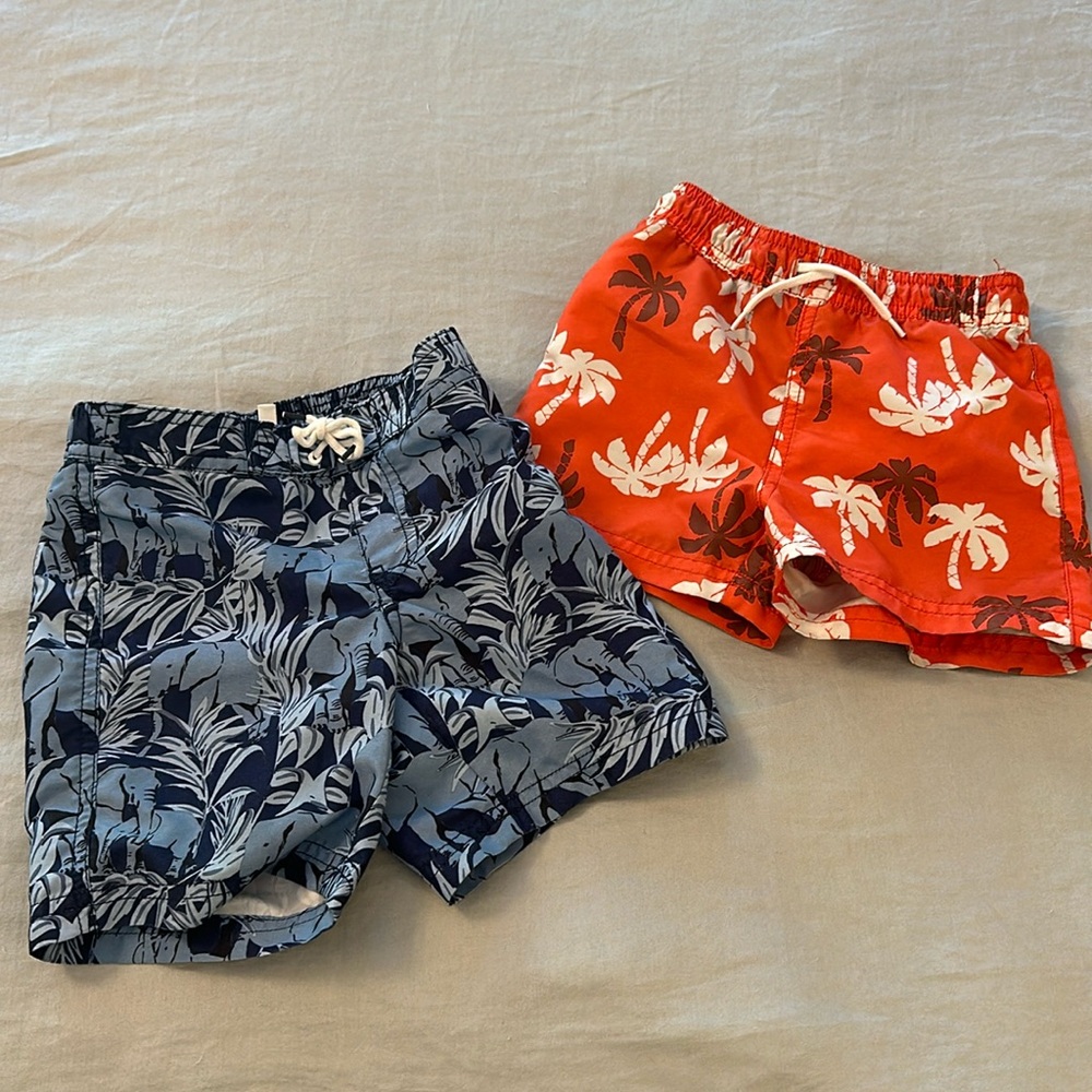 Bundle of Janie and Jack swim trunks